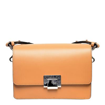 Brown Italian Leather Crossbody Bag