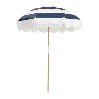 The Holiday Umbrella, Navy Capri Stripe