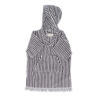 The Kids Poncho, Ages 4-7 Laurens Navy Stripe