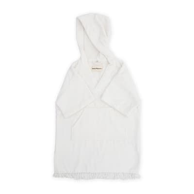 The Kids Poncho, Ages 4-7 Antique White