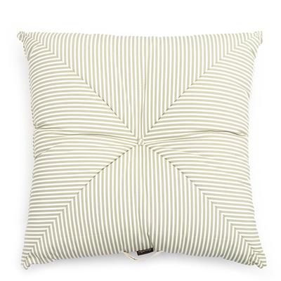 Floor Pillow, Laurens Sage Stripe