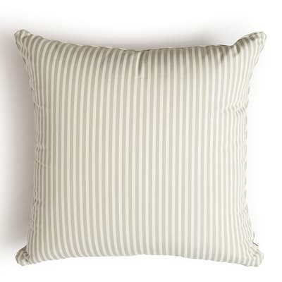 The Throw Pillows, Square Laurens Sage Stripe