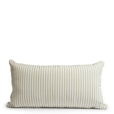 The Throw Pillows, Rectangle Laurens Sage Stripe