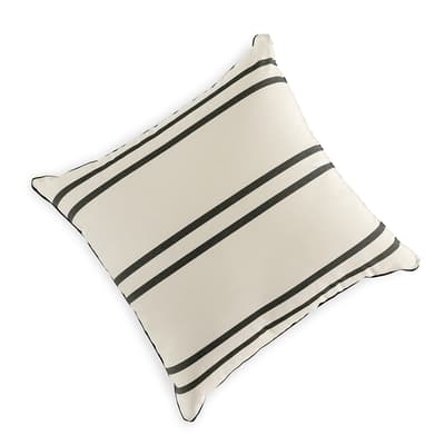 The Throw Pillows, Euro Malibu Black Stripe