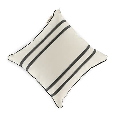 The Throw Pillows, Square Malibu Black Stripe
