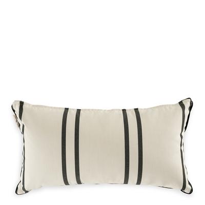 The Throw Pillows, Rectangle Malibu Black Stripe