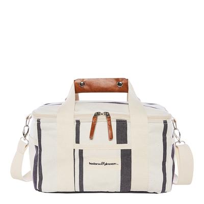 The Premium Cooler Bag, Vintage Black Stripe