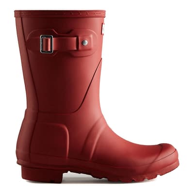 Red Short Boot