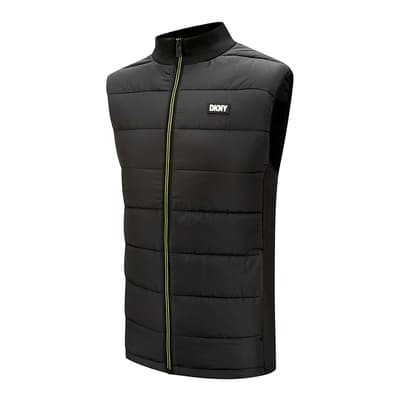 Black DKNY Quilted Padded Gilet