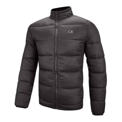 Black Calvin Klein Quilted Thermal Puffer Jacket