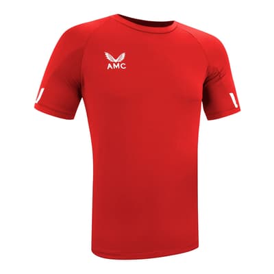 Red Castore AMC Performance Short Sleeve T-Shirt