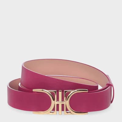Pink Tabitha Leather Belt