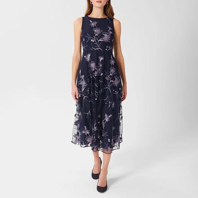 Navy Myla Floral Dress