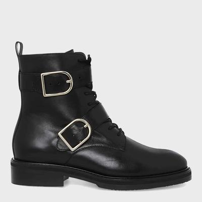 Bronwyn patent leather moto boot 2025