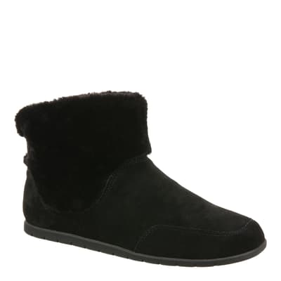 Black Maizie Suede Ankle Boot