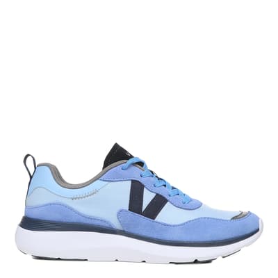Blue Ayse Leather Trainer
