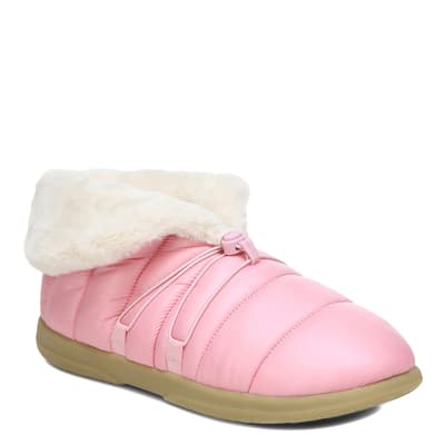 Pink Gabrie Shearling Ankle Boot