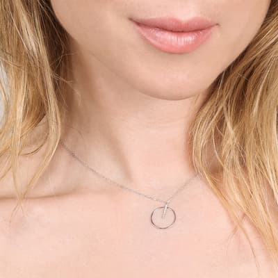 Prodigious Circle Diamond Necklace