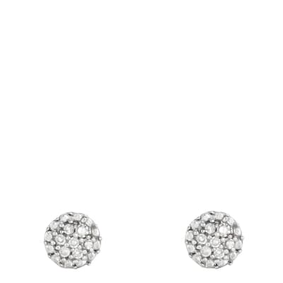 Round Stud Diamond Earrings