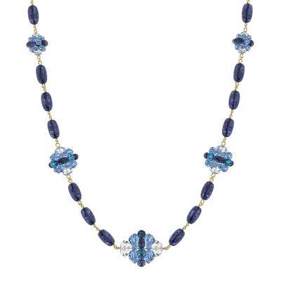 Blue Multi Somnia Strand Bubble Necklace