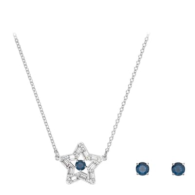 Crystal Stella Earrings And Necklace Set