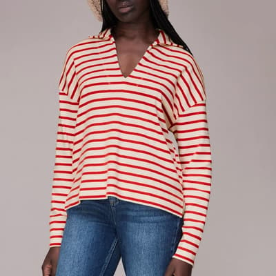 Red/White Breton Jersey Shirt