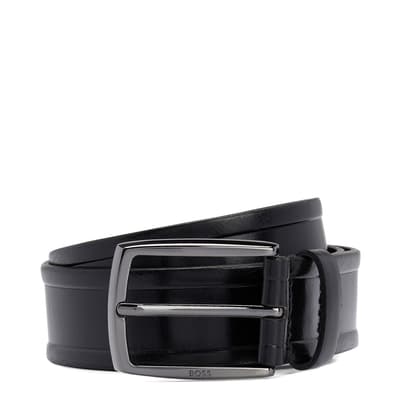Black Celie-Dan Leather Belt