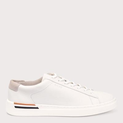 White Clint Leather Trainers