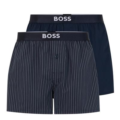 Navy Boxer Shorts 2 Pack