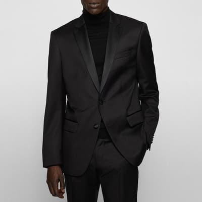 Black Hence Wool Dinner Suit Jacket