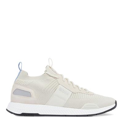 White Titanium Runn Trainers