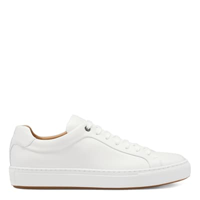 White Mirage Leather Trainers