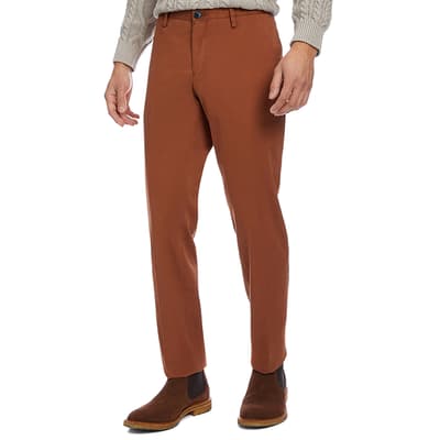 Rust Stanino Stretch Cotton Trousers
