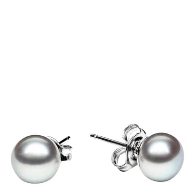 Silver Freshwater Pearl Earrings 