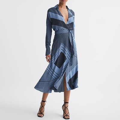 Blue Print Talia Midi Dress