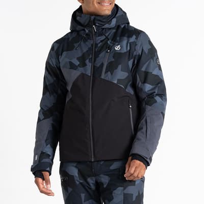 Grey Thermal Waterproof Ski Jacket