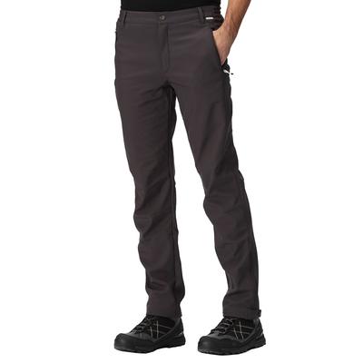 Grey Waterproof Softshell Walking Trousers