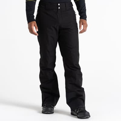 Black Waterproof And Insulated Ski Trousers