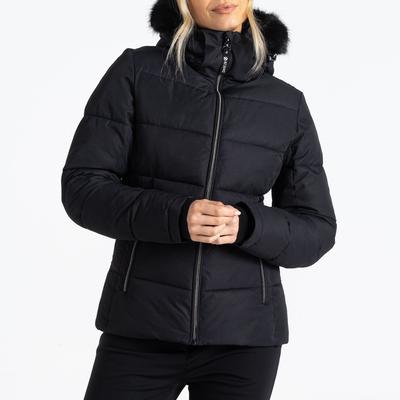 Black Thermal Waterproof Ski Jacket