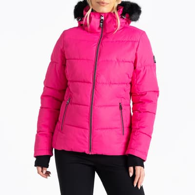 Pink Thermal Waterproof Ski Jacket