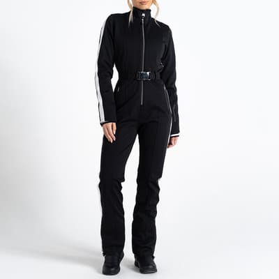 Black Stretch Waterproof Ski Suit
