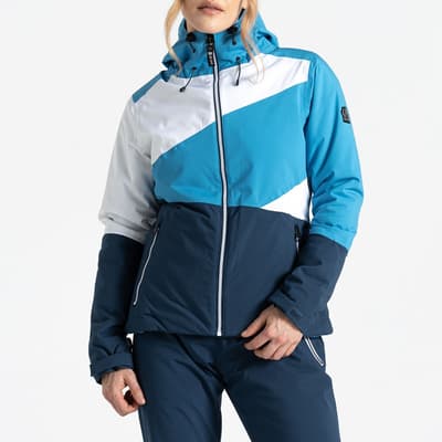 Blue Thermal Waterproof Ski Jacket