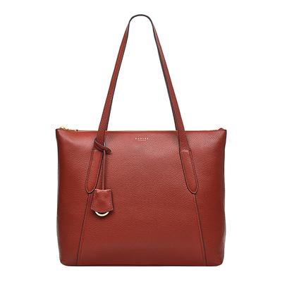 Medium Red Wood Street 2.0 Large Ziptop Tote