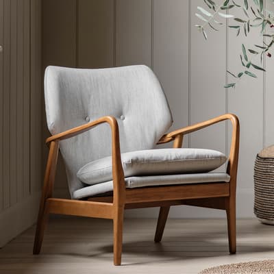 Creww Armchair, Natural Linen