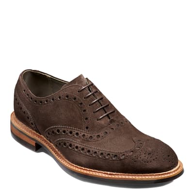 Brown Station Suede Shoe