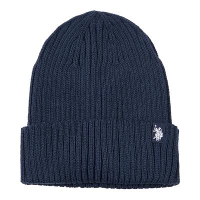 Navy Chunky Ribbed Beanie