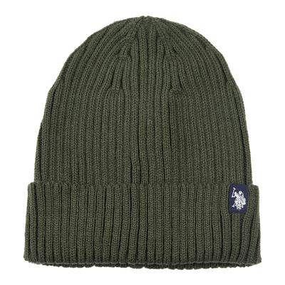 Green Chunky Ribbed Beanie