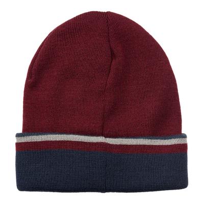 Burgundy Contrast Beanie