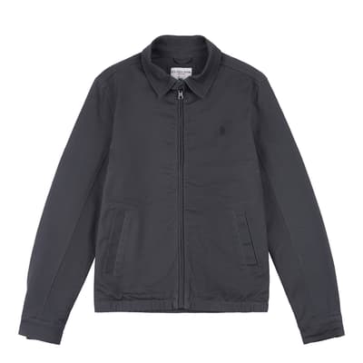 Charcoal Harrington Cotton Jacket
