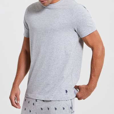 Grey 2 Packs Cotton T-Shirt